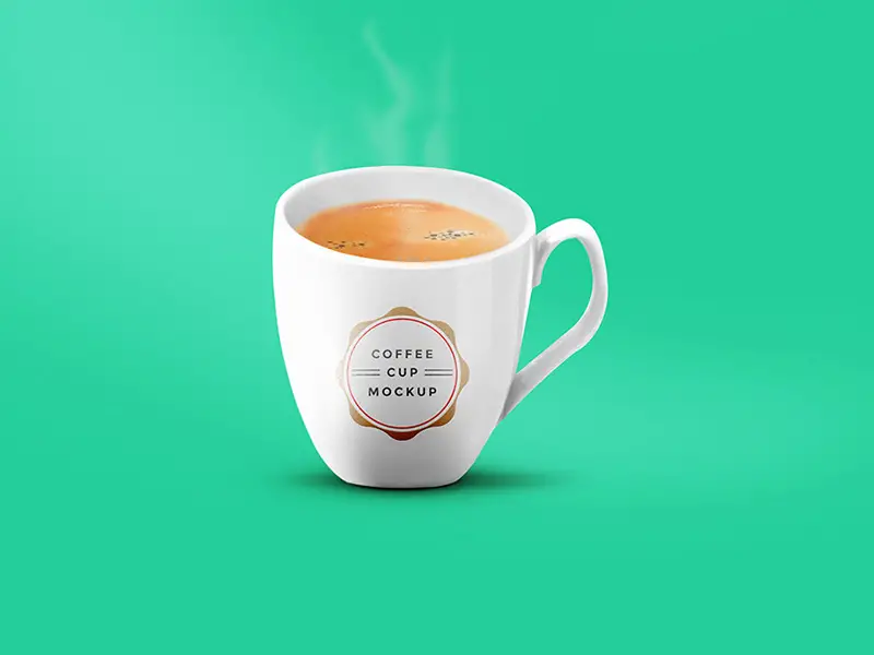 unique coffee cup mockup psd free download