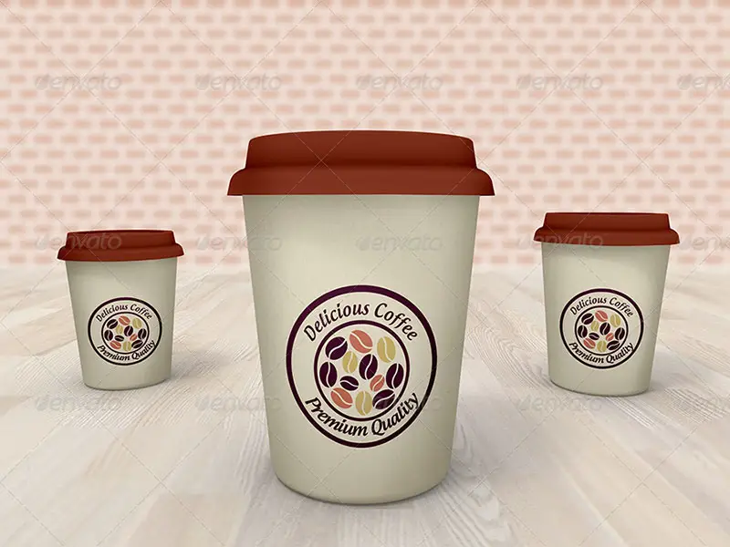 great premium coffee cup mockup template psd