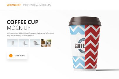 Awesome PSD Coffee Cup Mockup Free Download