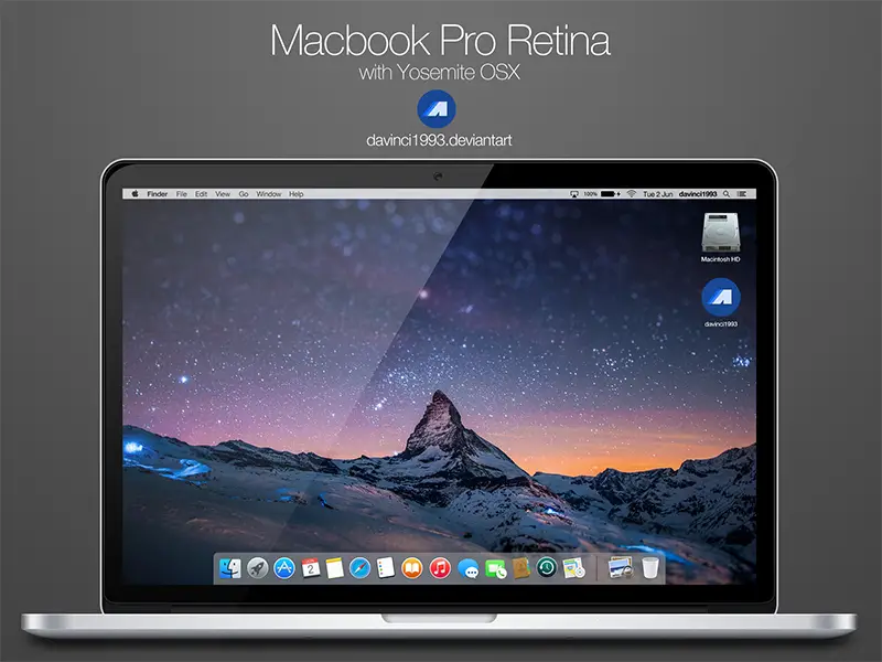 nicest MacBook Pro Mockup template in PSD