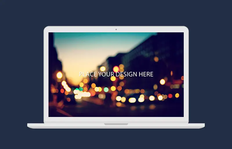 amazing MacBook Pro Mockup in PSD for free download