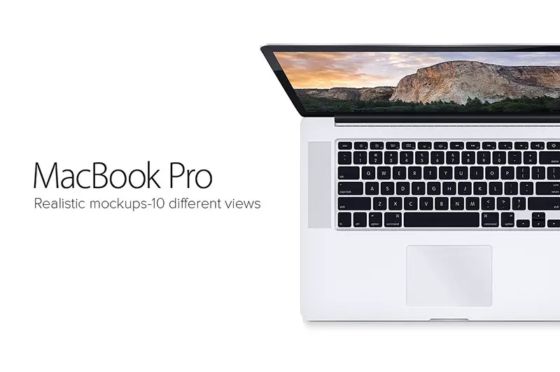 Premium Apple MacBook Pro Template