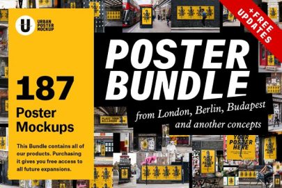 Discover Awesome PSD Poster Mockup Templates for Designers