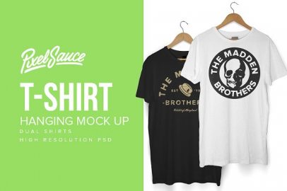 Over 35 of the Best T-Shirt Mockup Templates Available for FREE Download