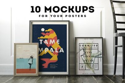 Discover Awesome PSD Poster Mockup Templates for Designers