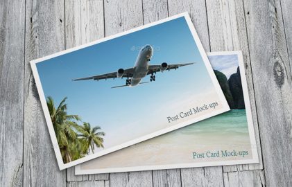 Showcase Your Postcard Designs with This Postcard Mockup Template