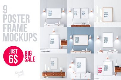 Discover Awesome PSD Poster Mockup Templates for Designers